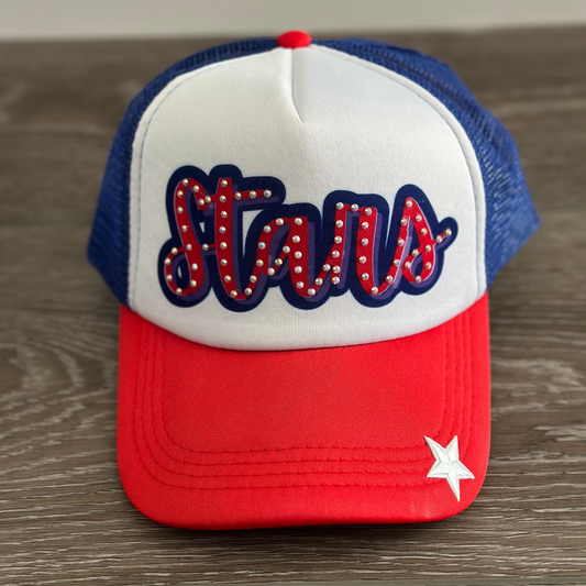 Stars Bling Trucker Hat