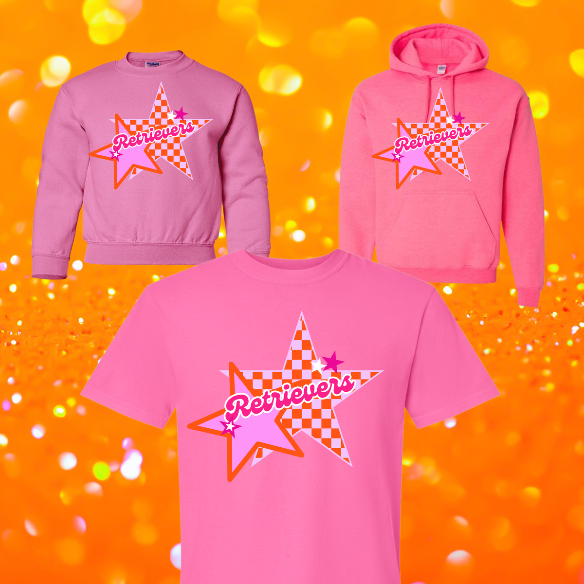 Hot Pink Retriever T-shirt, Sweatshirt or Hoodie