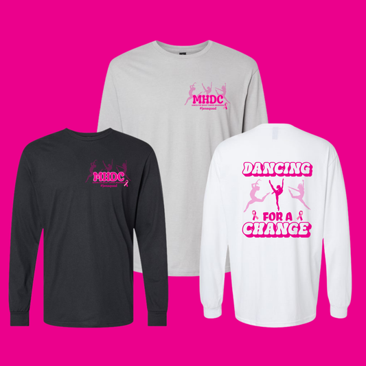 MHDC, Dancing for a Cure #jensquad, Long Sleeve Tshirt