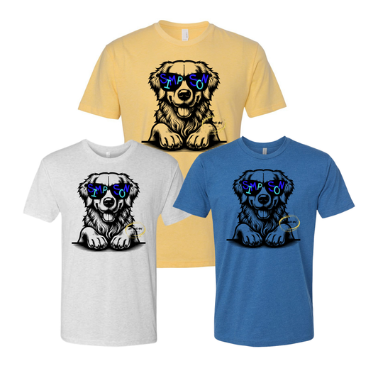 Simpson Elementary, Retriever Sunglasses, Youth and Adult Tshirts