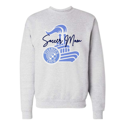 Steamer's Crew Soccer Mom Ash Grey Sweatshirt