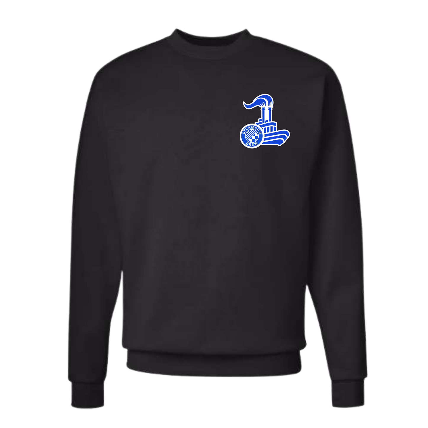 Steamer's Crew Sweatshirt with Small Logo on Left Chest