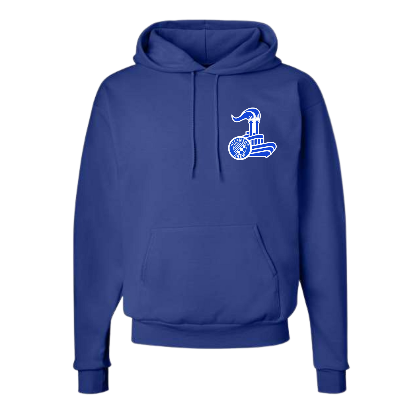 Steamer's Crew Hoodie with Small Logo on Left Chest