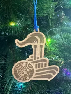 Steamer's Crew Wood Ornament