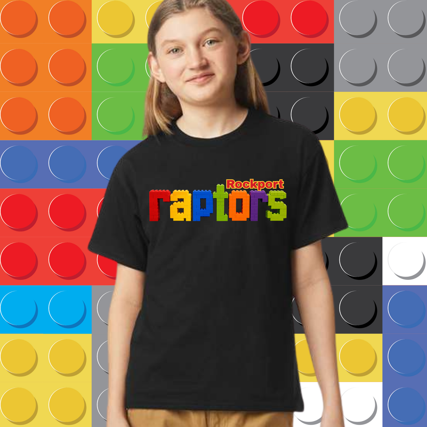 Rockport Raptor Colorful Building Blocks Tshirt, Sweatshirt or Hoodie