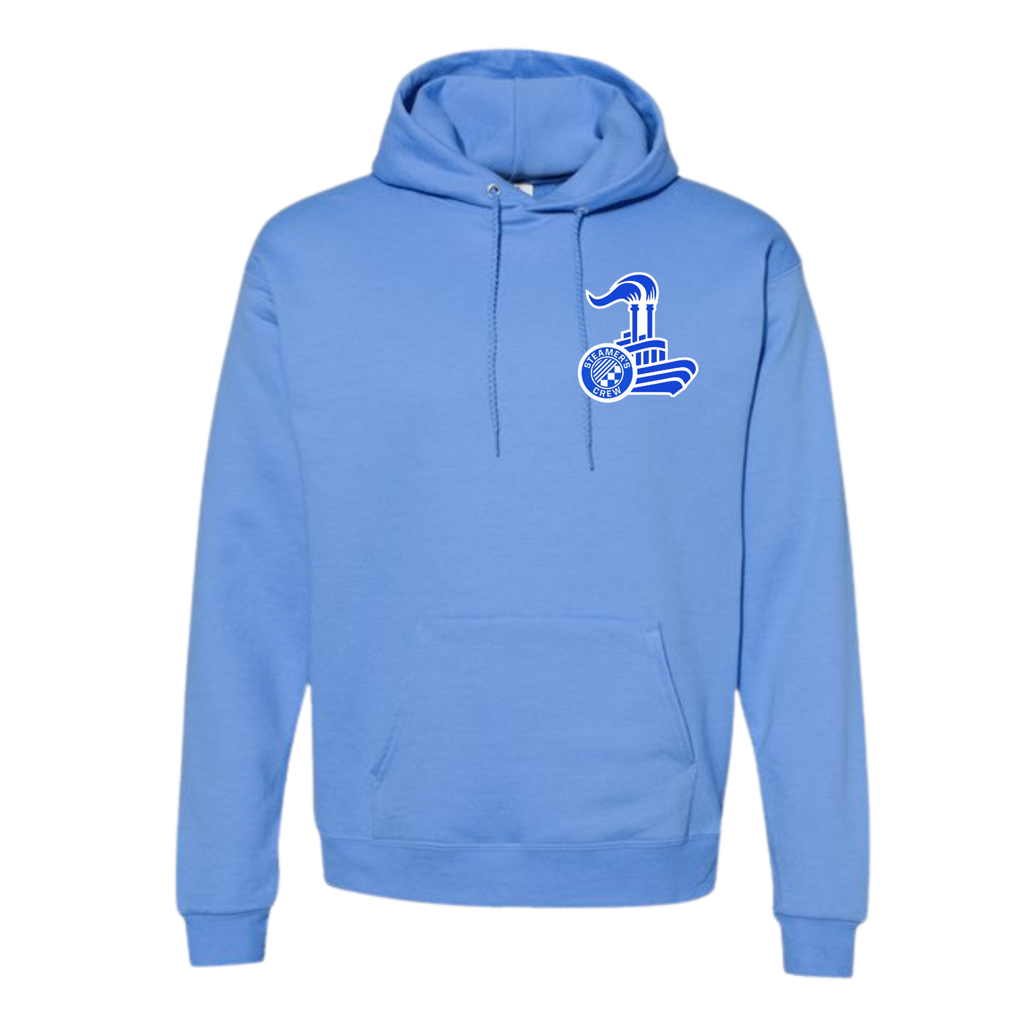 Steamer's Crew Hoodie with Small Logo on Left Chest