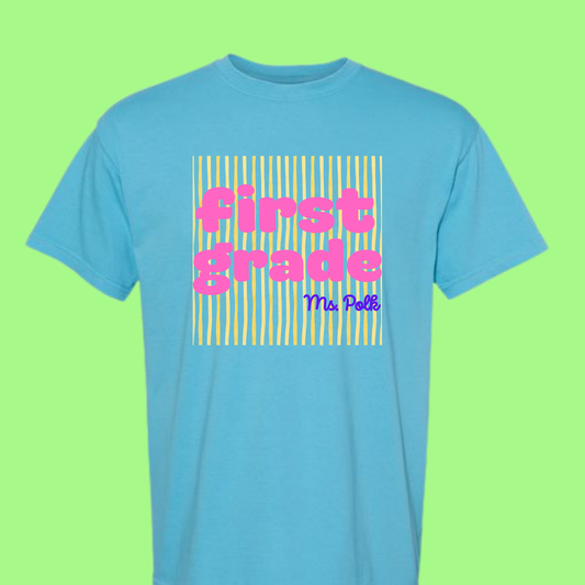 Bright Custom Teacher T-shirt