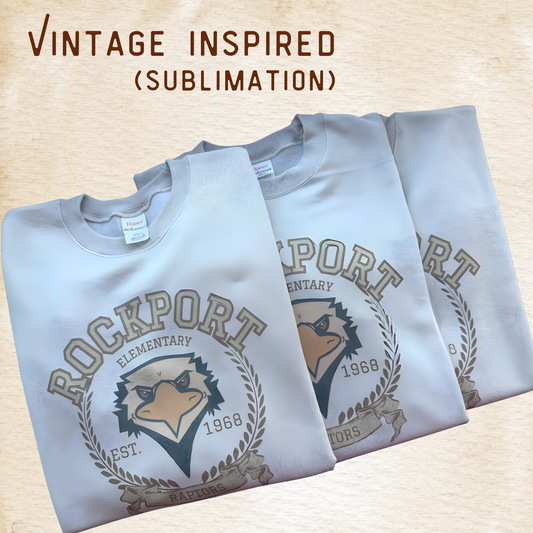 Rockport Vintage Inspired Tan Sweatshirt