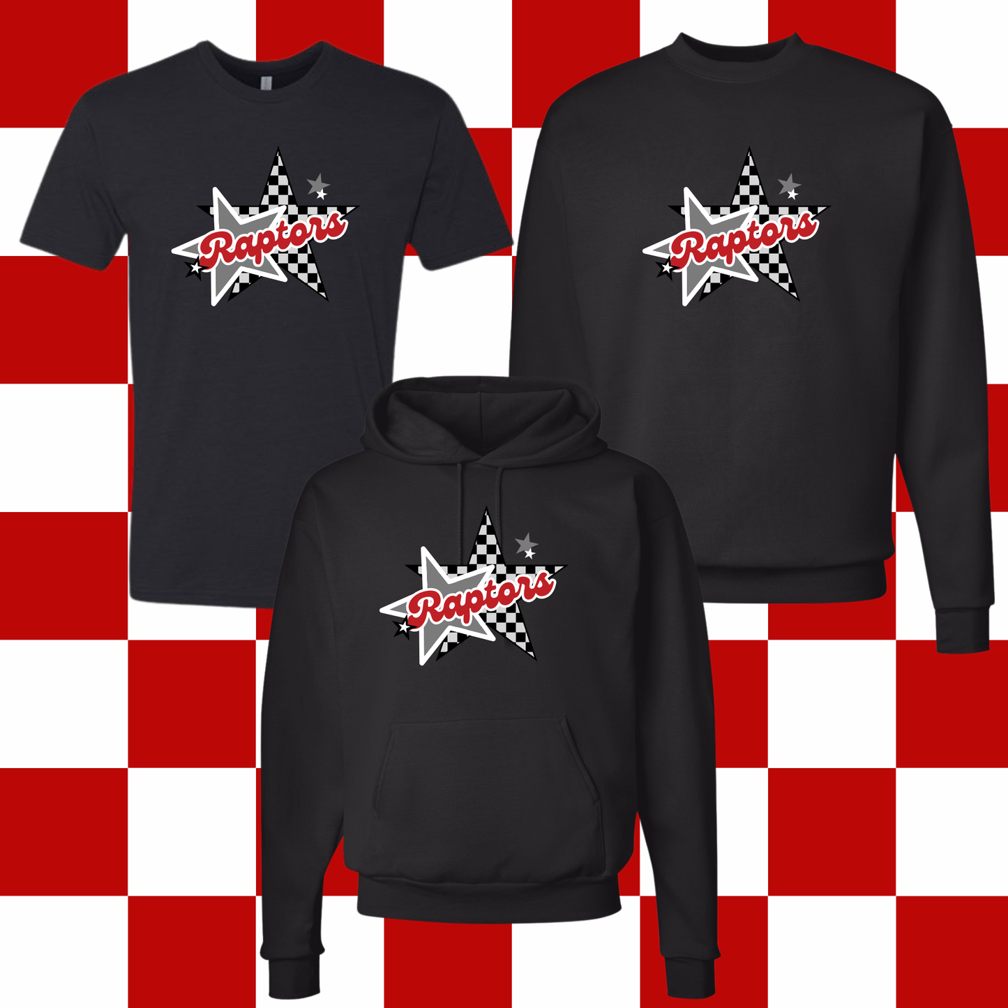 Raptor Star T-shirt, Sweatshirt or Hoodie