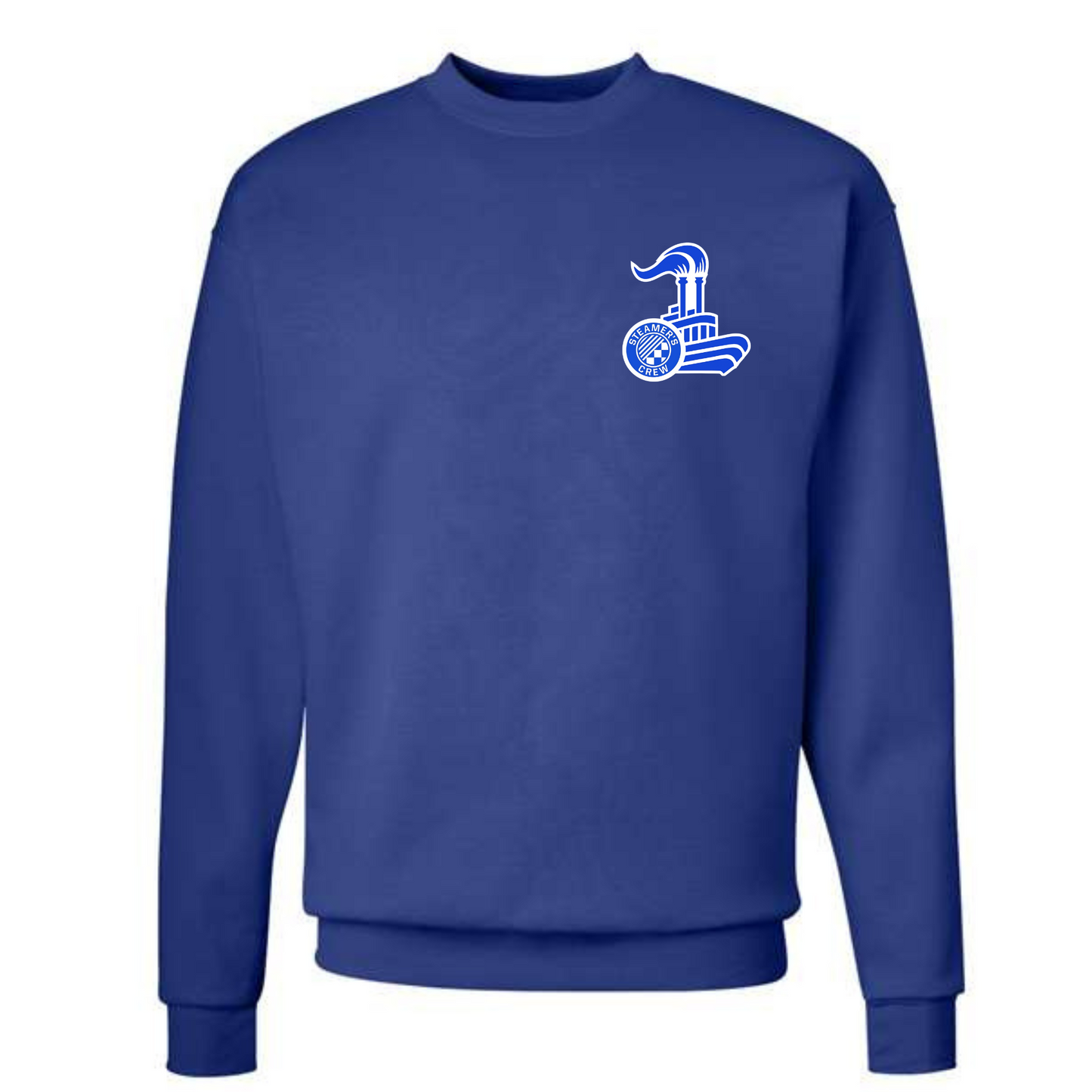 Steamer's Crew Sweatshirt with Small Logo on Left Chest