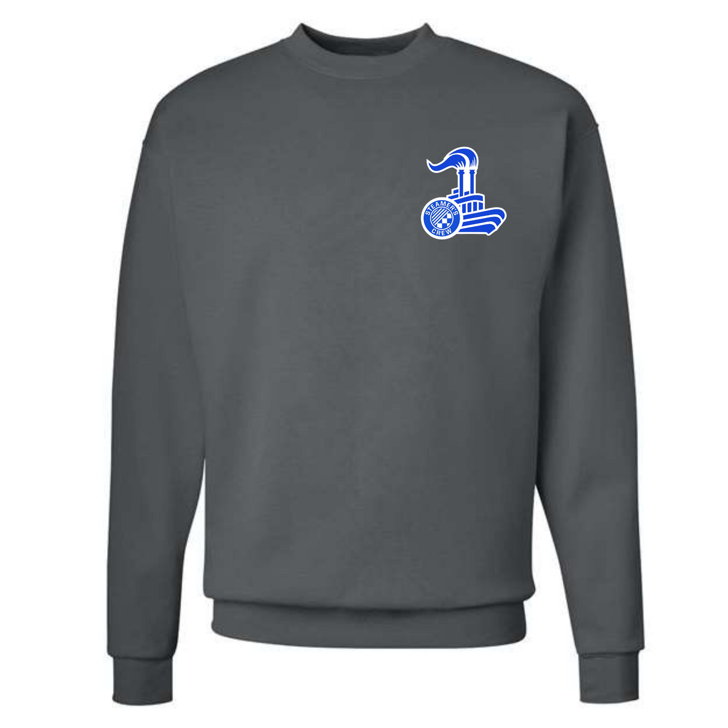 Steamer's Crew Sweatshirt with Small Logo on Left Chest